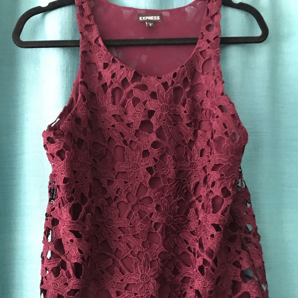 Wine colored tank